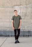 Shaped Long Tee - Charcoal (Heather)