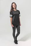 Ladies´ Mesh Stripe Tee - Black