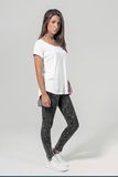 Ladies´ Long Slub Tee - Black