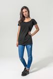 Ladies´ Wideneck Tee - Black