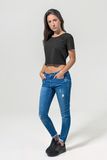 Ladies´ Cropped Tee - Light Navy