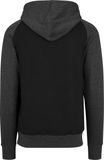 Raglan Hoody - Charcoal (Heather)