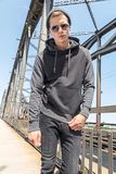 Raglan Hoody - Charcoal (Heather)