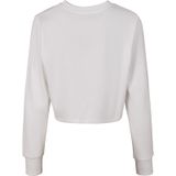 Ladies´ Terry Cropped Crew - White