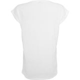 Ladies´ Organic Extended Shoulder Tee - White