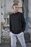 Organic Long Sleeve With Cuffrib - Black