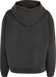 Ladies´ Acid Washed Oversize Hoody - Black