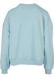 Ladies Oversized Crewneck Sweatshirt - White