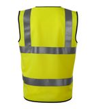 HV Bright - Bezpečnostná vesta unisex - fluorescenčná žltá