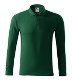 Pique Polo LS - Polokošeľa pánska - dark green