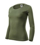 Fit-T LS - Tričko dámske - khaki