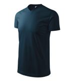 Heavy V-neck - Tričko unisex - tmavomodrá