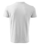 V-neck - Tričko unisex - biela