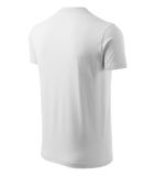 V-neck - Tričko unisex - biela