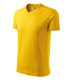 V-neck - Tričko unisex - žltá