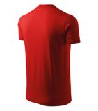 V-neck - Tričko unisex - červená