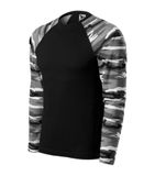 Camouflage LS - Tričko unisex - camouflage gray