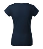 Fit V-neck - Tričko dámske - tmavomodrá