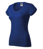 Fit V-neck - Tričko dámske - kráľovská modrá