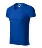 Slim Fit V-neck - Tričko pánske - kráľovská modrá