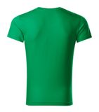 Slim Fit V-neck - Tričko pánske - trávová zelená