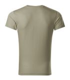 Slim Fit V-neck - Tričko pánske - svetlá khaki