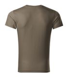 Slim Fit V-neck - Tričko pánske - army