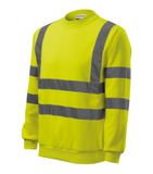 HV Essential - Mikina unisex - fluorescenčná žltá