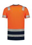 T-Shirt High Vis Bicolor - Tričko unisex - fluorescenčná oranžová