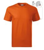 Base - Tričko unisex - oranžová 11 (brand label)