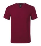 Action V-neck - Tričko pánske - garnet