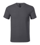 Action V-neck - Tričko pánske - light anthracite