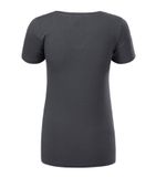 Action V-neck - Tričko dámske - light anthracite