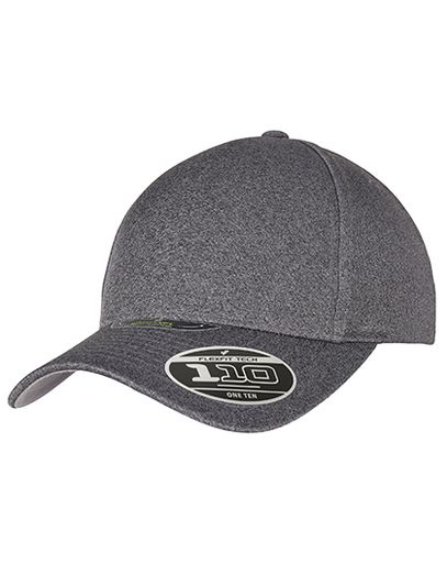 110 Melange Unipanel Cap - Dark Grey