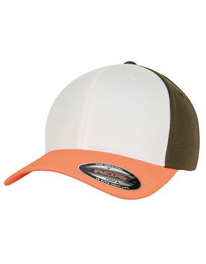 3 - Tone Flexfit Cap - Neon Orange