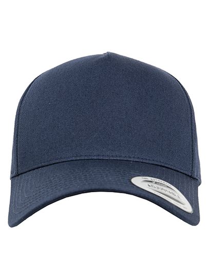 5 - Panel Curved Classic Snapback - Navy