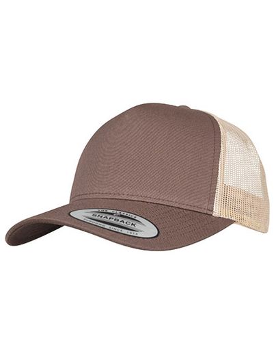 5 - Panel Retro Trucker 2 - Tone Cap - Brown