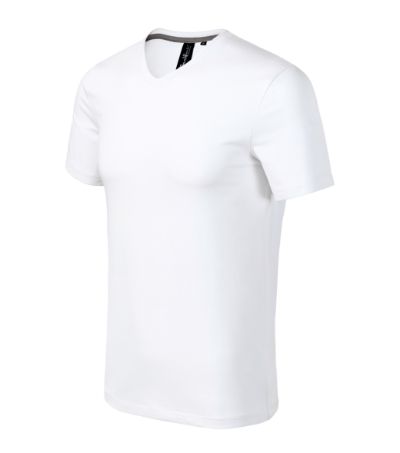 Action V-neck - Tričko pánske - biela