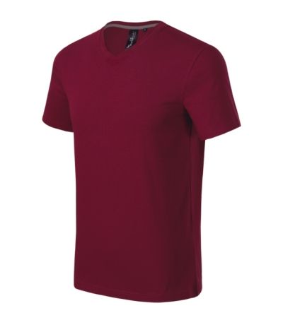 Action V-neck - Tričko pánske - garnet