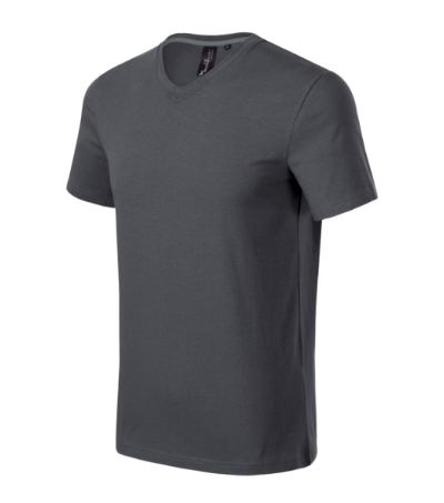 Action V-neck - Tričko pánske - light anthracite