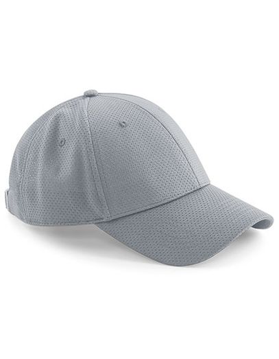 Air Mesh 6 Panel Cap - Light Grey