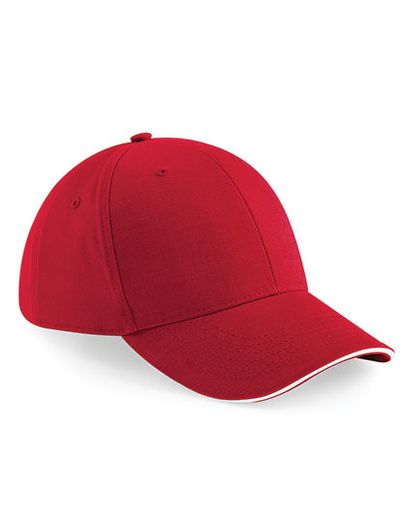 Athleisure 6 Panel Cap - Classic Red