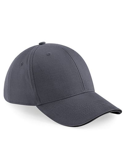 Athleisure 6 Panel Cap - Graphite Grey