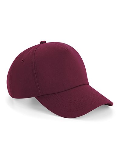 Authentic 5 Panel Cap - Burgundy