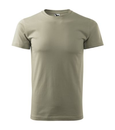 Basic - Tričko pánske - svetlá khaki