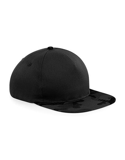 Camo Snapback - Black