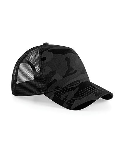 Camo Snapback Trucker - Midnight Camo