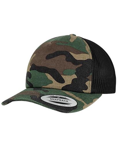 Camo Trucker Cap - Wood Camo