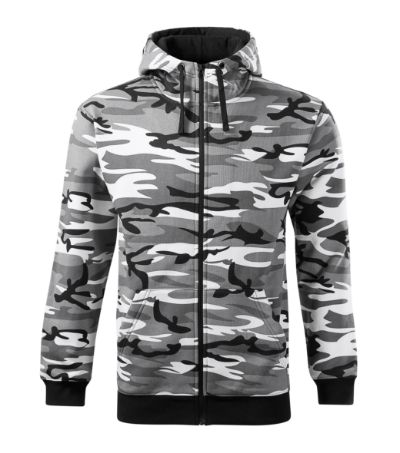 Camo Zipper - Mikina pánska - camouflage gray