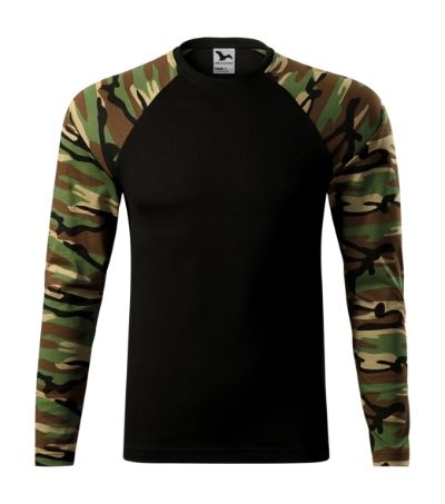 Camouflage LS - Tričko unisex - camouflage brown